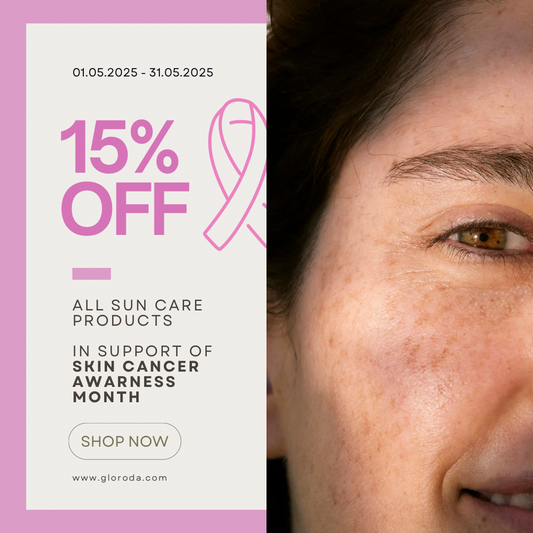 Gloroda Launches 15% Off All Sun Care Products for Skin Cancer Awareness Month