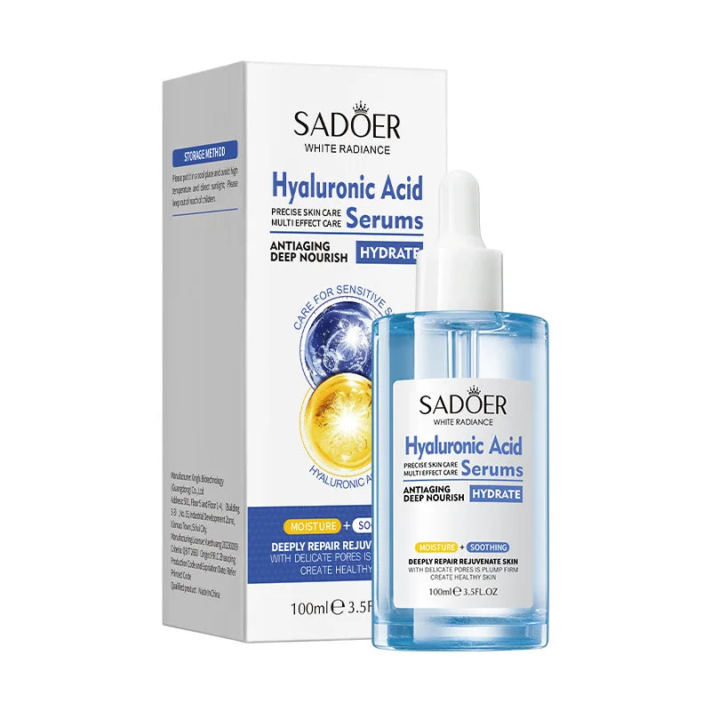 SADOER 100ml Hyaluronic Acid, Vitamic C, Centella, Collagen Serum