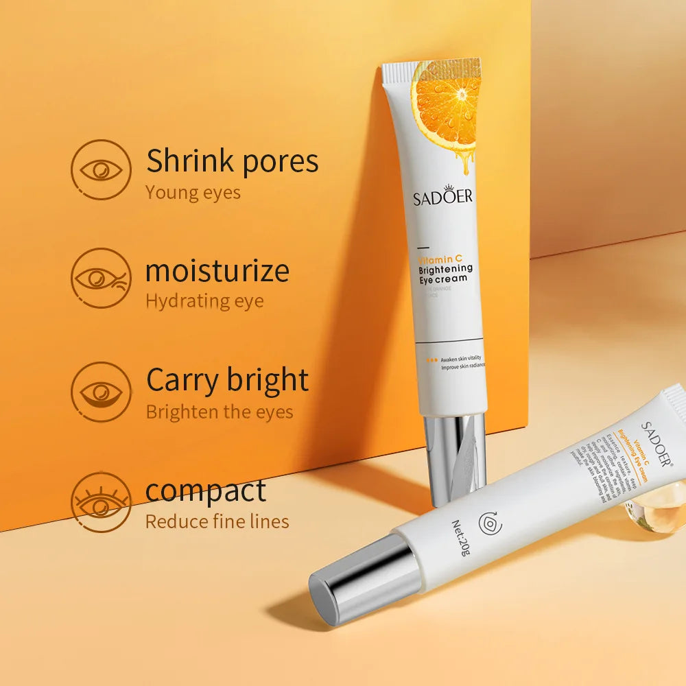 SADOER Vitamin C Eye Set – Anti-Dark Circles & Hydration