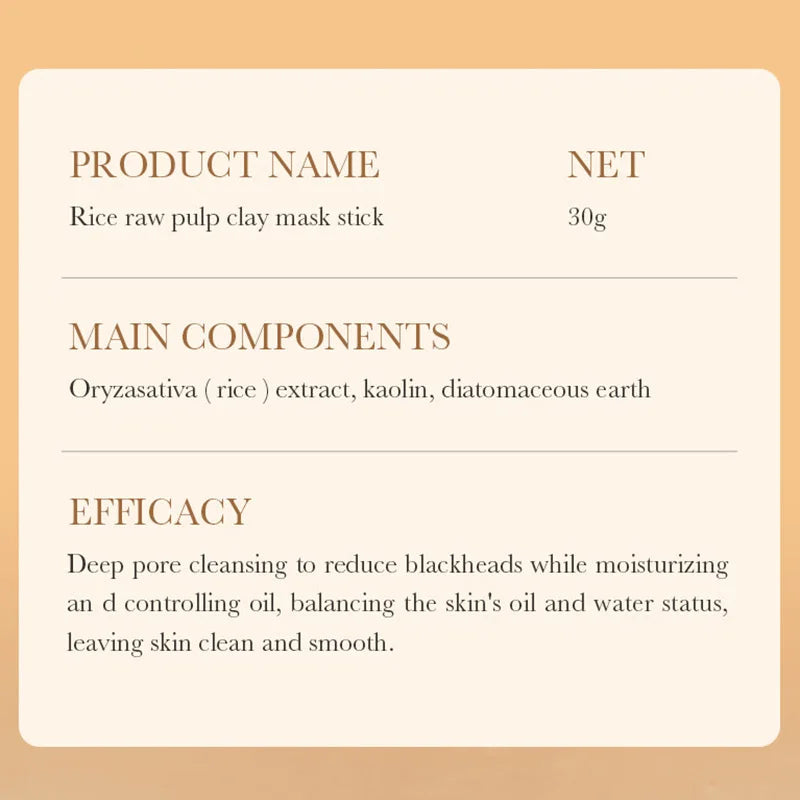 BIOAQUA Clay Mask Stick – Moisturizing & Firming
